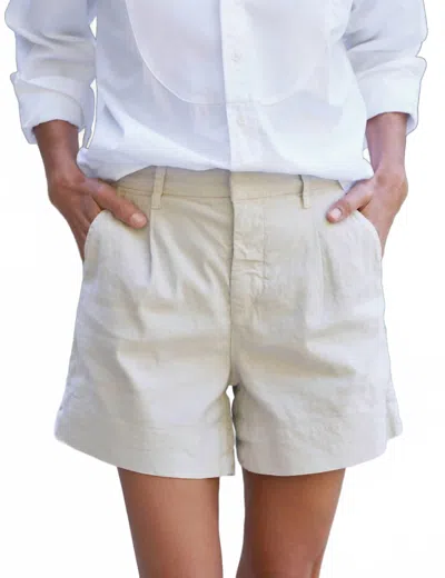Frank & Eileen Waterford Walking Short In Cement In White