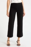 Frank & Eileen Westport Ankle Wide Leg Pants In Black
