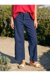 Frank & Eileen Wexford Pant In Summer Navy In Blue