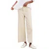 Frank & Eileen Wexford Wide-leg Linen Pant In Cement In Multi