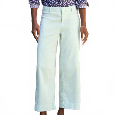 Frank & Eileen Wexford Trouser In Mint Ice In Multi