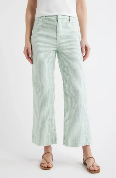 Frank & Eileen Wexford Wide Leg Pants In Blue