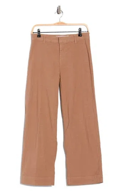 Frank & Eileen Wexford Wide Leg Pants In Brown
