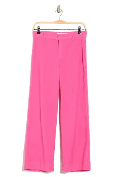 Frank & Eileen Wide Leg Pants In Pink