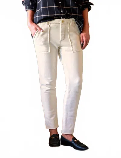 Frank & Eileen Women's Blackrock Utility Sweatpant In Vintage White