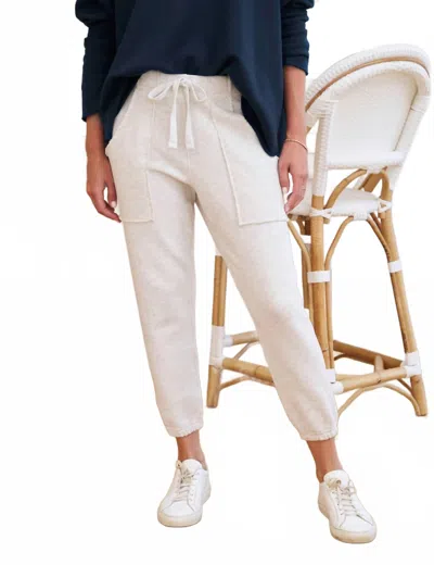 Frank & Eileen Women's Eamon Jogger Sweatpants In White Melange