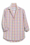 Frank & Eileen Women's Eileen Relaxed Button-up Shirt In Green, Orange, Pink Plaid In Multi