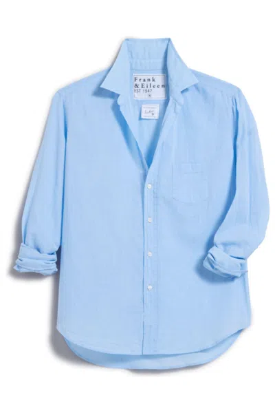 Frank & Eileen Women's Eileen Relaxed Button-up Shirt In Textured Blue
