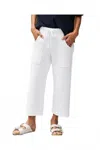 Frank & Eileen Wexford Wide Leg Pants In White