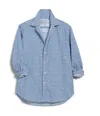 Frank & Eileen Women's Relaxed Button-up Shirt In Mndy Small / Blue Flowers In Blue