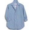 Frank & Eileen Women's Relaxed Button-up Shirt In Mndy Small / Blue Flowers In Blue