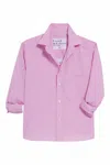 Frank & Eileen Women's Silvio Button Up Shirt In Hot Pink Plaid In Pink