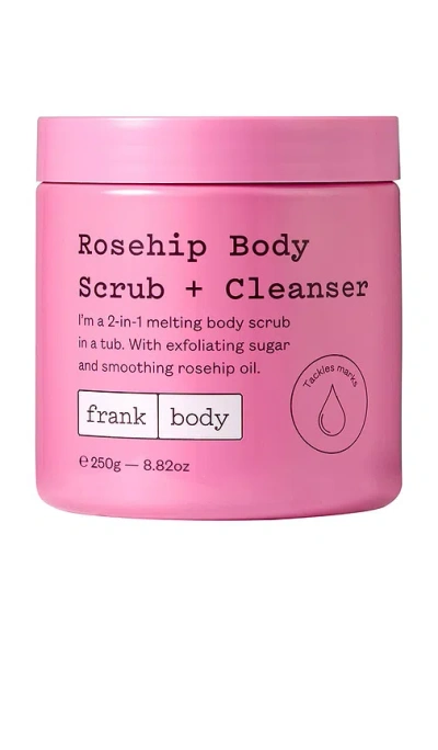 Frank Body Rosehip Body Scrub + Cleanser 250g In Pink