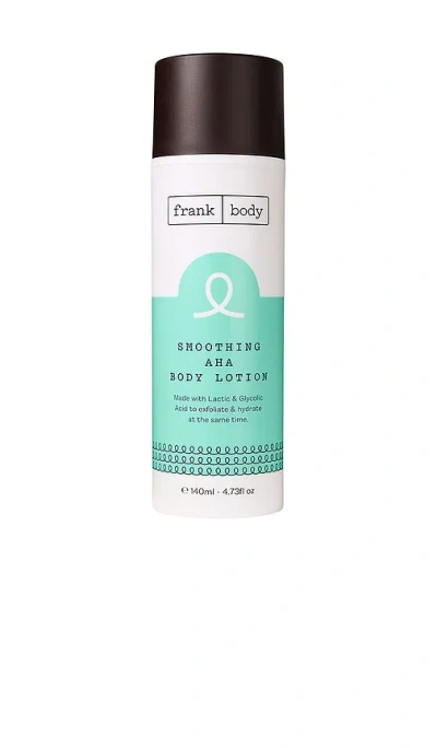 Frank Body Smoothing Aha Body Lotion 140ml In Green
