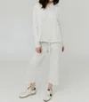 Frank & Eileen Catherine Favorite Sweatpant In Vintage White In White