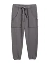 Frank & Eileen Eamon Jogger Sweatpant In Elephant In Black