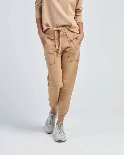 Frank & Eileen Eamon Pocket Sweatpants In Camel