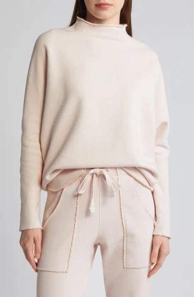 Frank & Eileen Effie Funnel Neck Sweatshirt In Vintage Rose