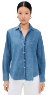 Frank & Eileen Eileen Denim Relaxed Button Down Shirt Vintage Stonewashed Indigo
