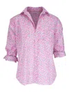 Frank & Eileen Eileen Relaxed Button-up Shirt In Pink Flowers
