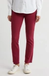 Frank & Eileen Derry Illusion Pull-on Pants In Cranberry