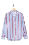 Frank & Eileen Eileen Stripe Print Relaxed Fit Button-up Shirt