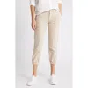 Frank & Eileen Foxrock The Italian Stretch Cotton Utility Joggers In Khaki