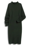 Frank & Eileen Isabelle Funnel Neck Long Sleeve A-line Dress