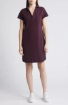 Frank & Eileen Lauren Polo Dress In Blackberry