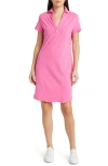 Frank & Eileen Lauren Polo Dress In Magenta