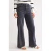 Frank & Eileen Long Gaucho Pants In Washed Black