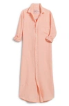 Frank & Eileen Long Sleeve Linen Maxi Shirtdress