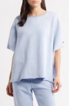 Frank & Eileen Olive Triple Fleece Original Capelet In Blue