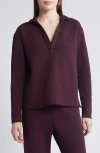Frank & Eileen Patrick Popover Henley In Blackberry