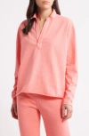 Frank & Eileen Patrick Popover Henley In Passion Fruit