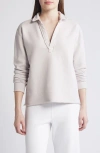 Frank & Eileen Patrick Popover Henley In Silver Sage