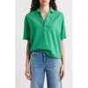 Frank & Eileen Patrick Popover Henley Kelly Green In Green