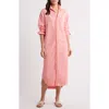 Frank & Eileen Rory Long Sleeve Denim Maxi Shirtdress
