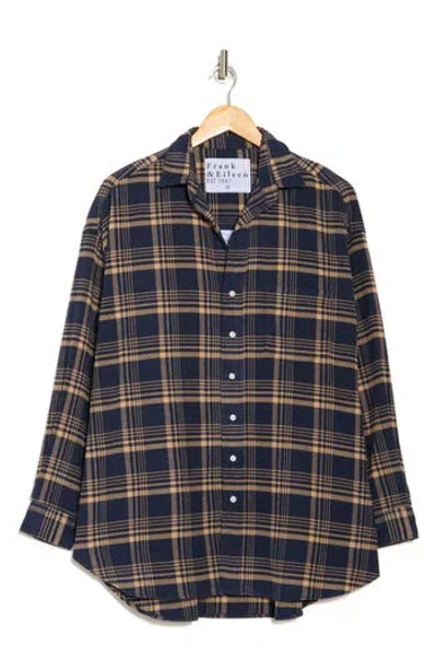 Frank & Eileen Shirley Plaid Oversize Button-up Shirt