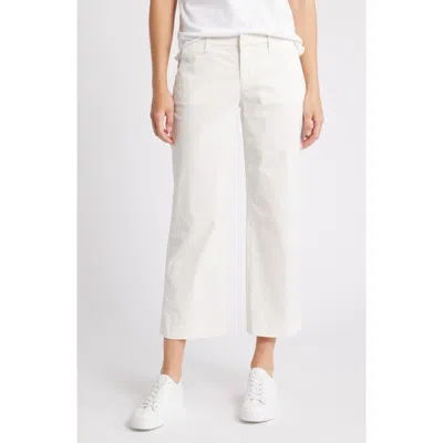 Frank & Eileen The Monaghan Mom Jeans In Cream Color Denim