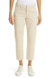 Frank & Eileen Wicklow Crop Chinos In Khaki