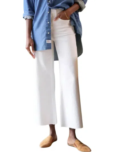 Frank & Eileen Galway Gaucho Denim Jeans In White