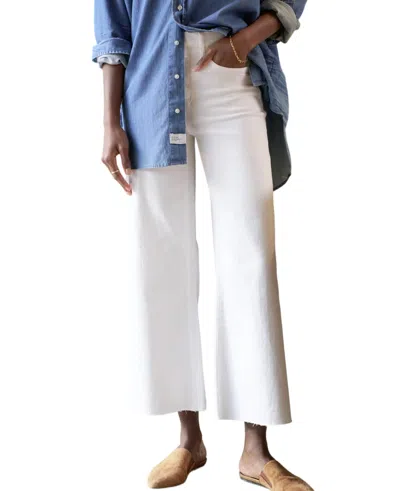 Frank & Eileen Galway Gaucho Wide-leg Jean In White