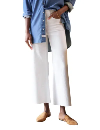 Frank & Eileen Galway Gaucho Wide-leg Jean In White