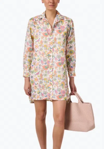 Frank & Eileen Hunter Shirtdress In Multi Color Floral