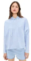 Frank & Eileen Kane Capelet Hoodie Mineral Blue In Mineral Blue
