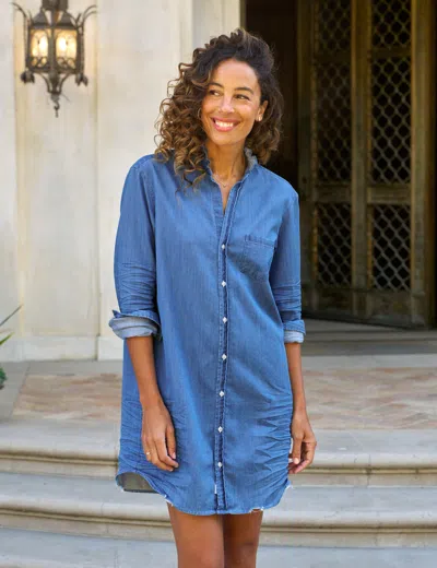 Frank & Eileen Mary Ruffle In Indigo