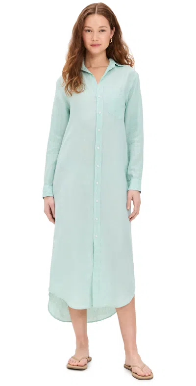 chinese dress ladies Frank & Eileen Rory Maxi Shirtdress — punchboutique.com