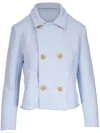 Frank & Eileen Mini Belfast Jacket In Blue
