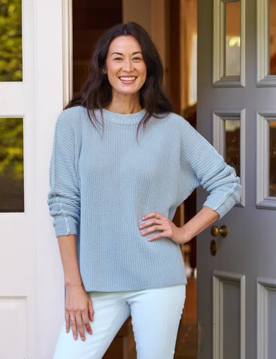 Frank & Eileen Montecito Sweater In Blue